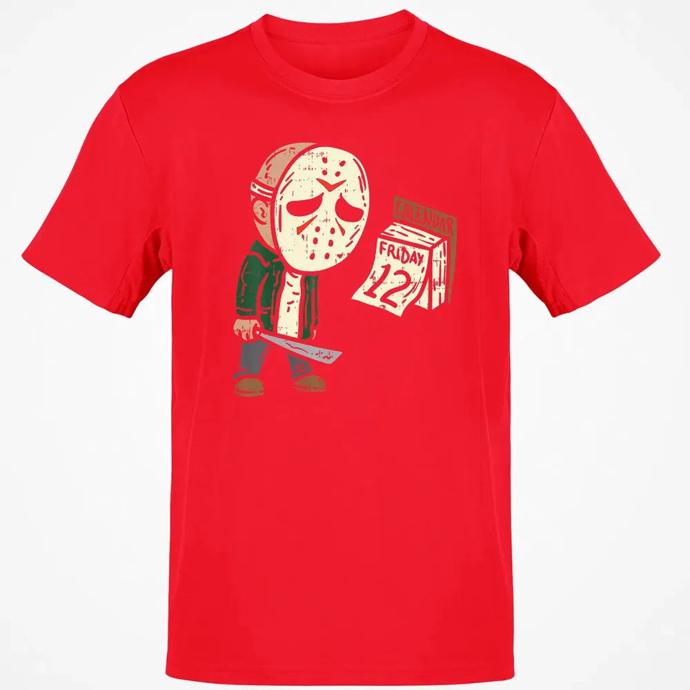 Friday 12th Funny Halloween Horror Movie Humor Classic Unisex T-Shirt - 11