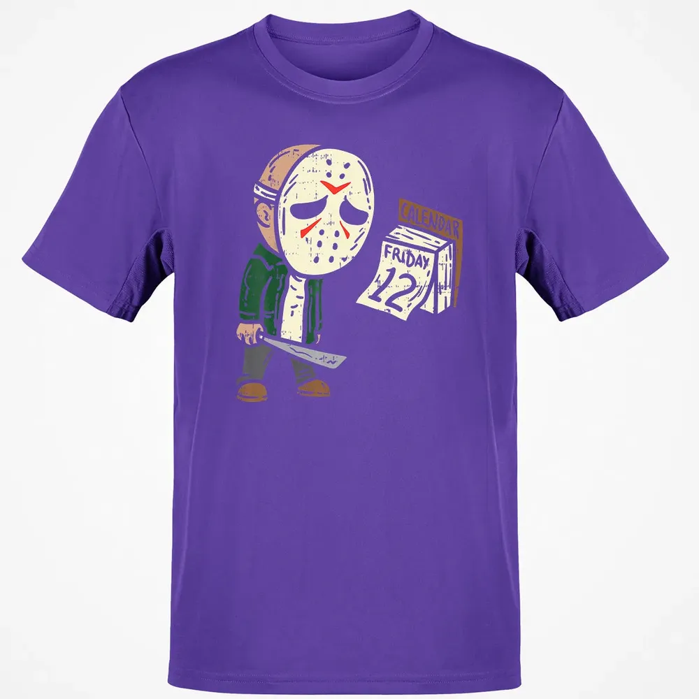 Friday 12th Funny Halloween Horror Movie Humor Classic Unisex T-Shirt - 10