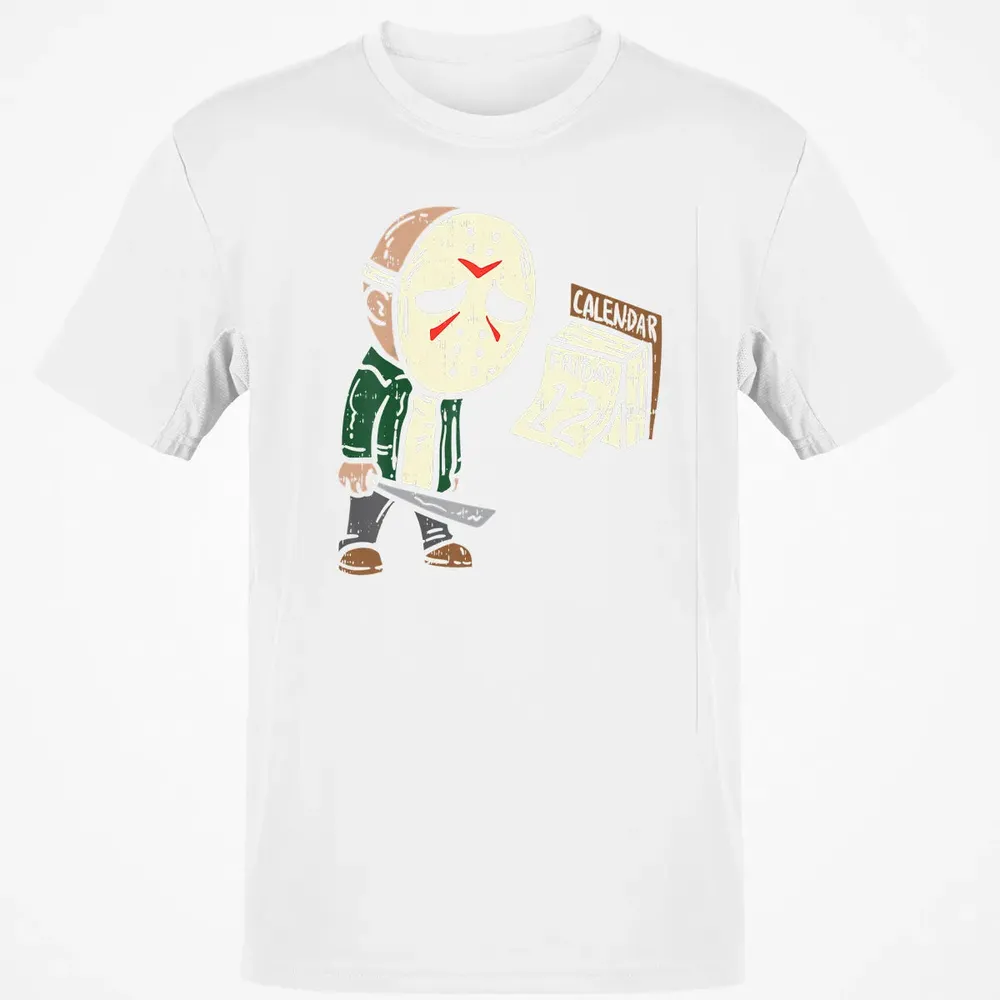 Friday 12th Funny Halloween Horror Movie Humor Classic Unisex T-Shirt - 13