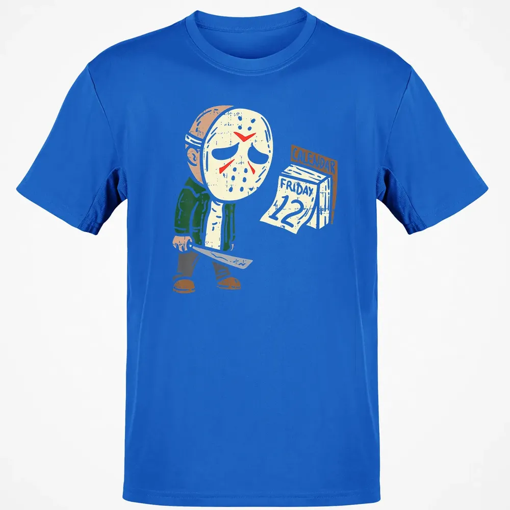 Friday 12th Funny Halloween Horror Movie Humor Classic Unisex T-Shirt - 12