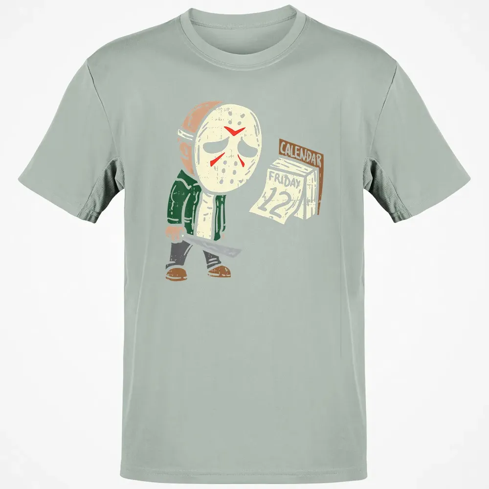 Friday 12th Funny Halloween Horror Movie Humor Classic Unisex T-Shirt - 3