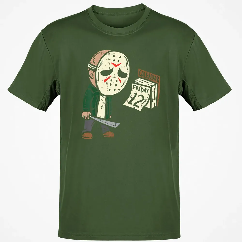 Friday 12th Funny Halloween Horror Movie Humor Classic Unisex T-Shirt - 7