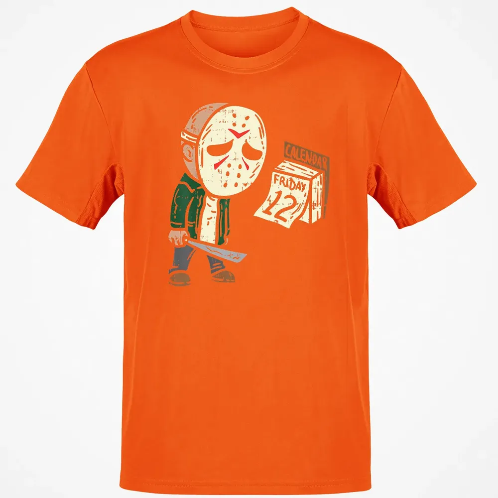 Friday 12th Funny Halloween Horror Movie Humor Classic Unisex T-Shirt - 9
