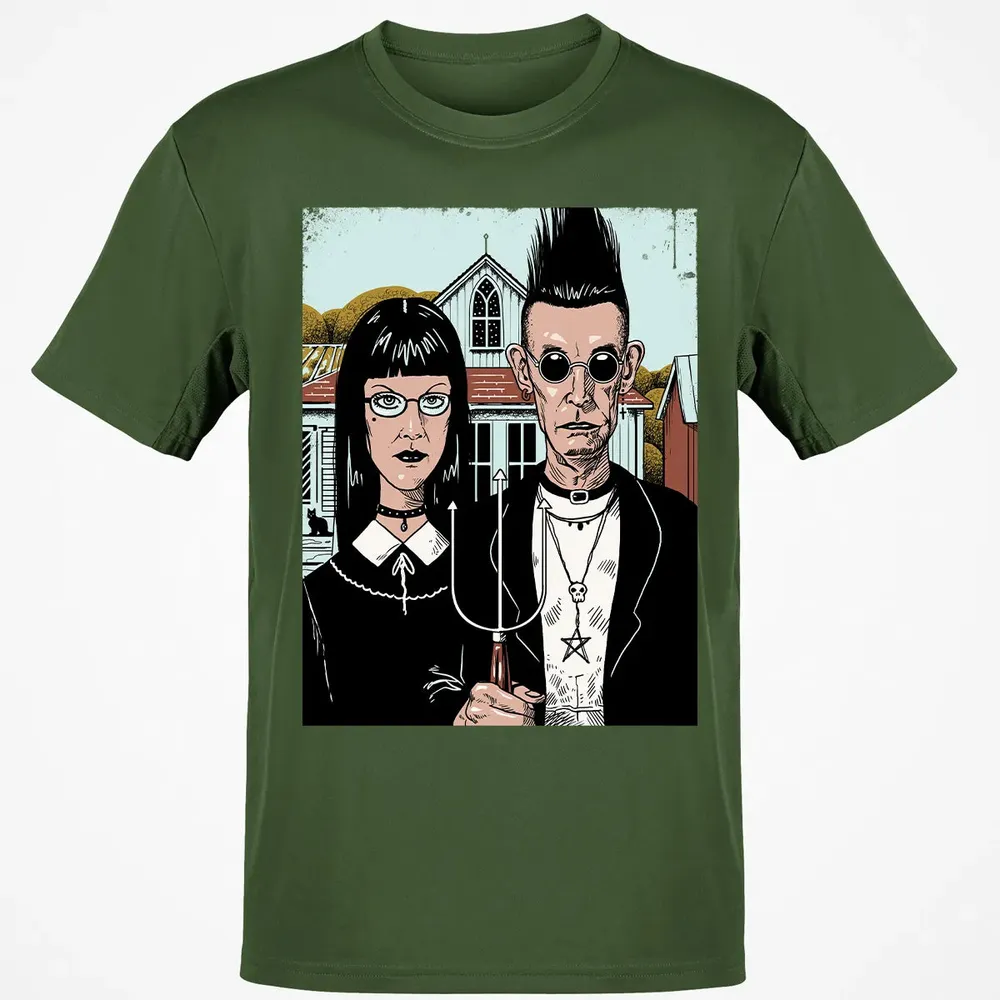 American Goth Classic Unisex T-Shirt - 7