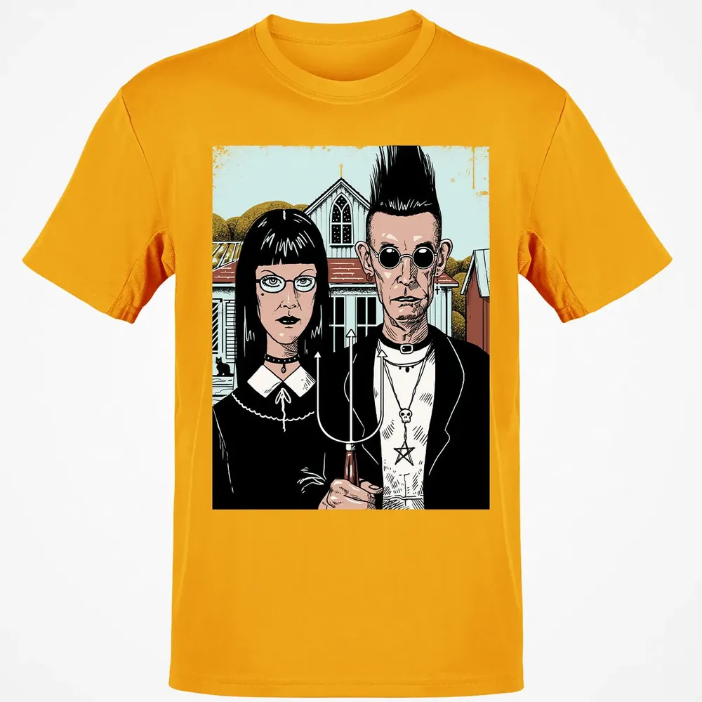 American Goth Classic Unisex T-Shirt - 5