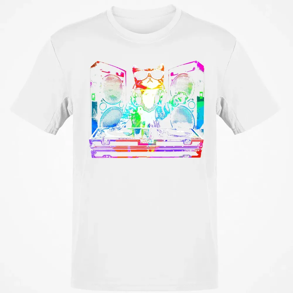 HOUSE CAT (New DJ Cat Kitty) Classic Unisex T-Shirt - 13