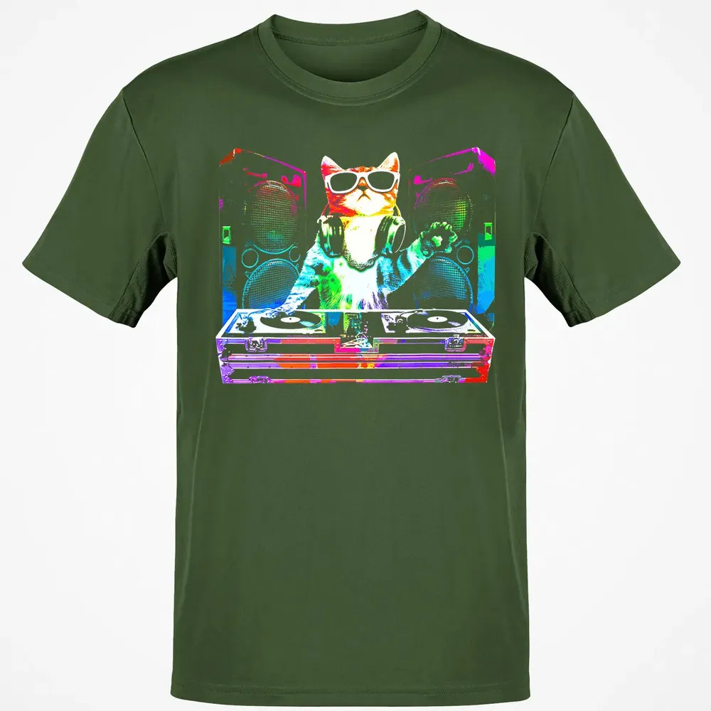 HOUSE CAT (New DJ Cat Kitty) Classic Unisex T-Shirt - 7