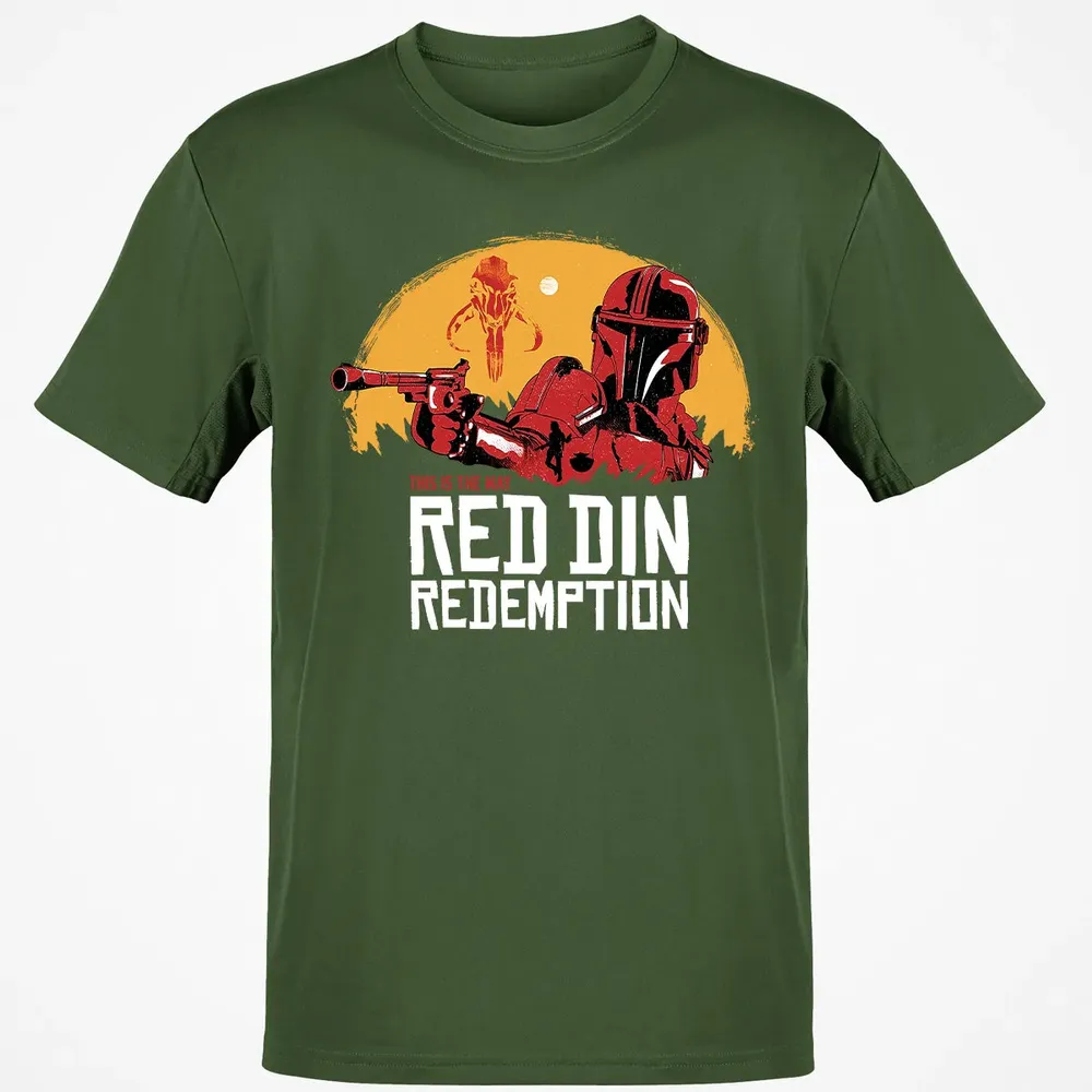 Red Din Redemption Classic Unisex T-Shirt - 7