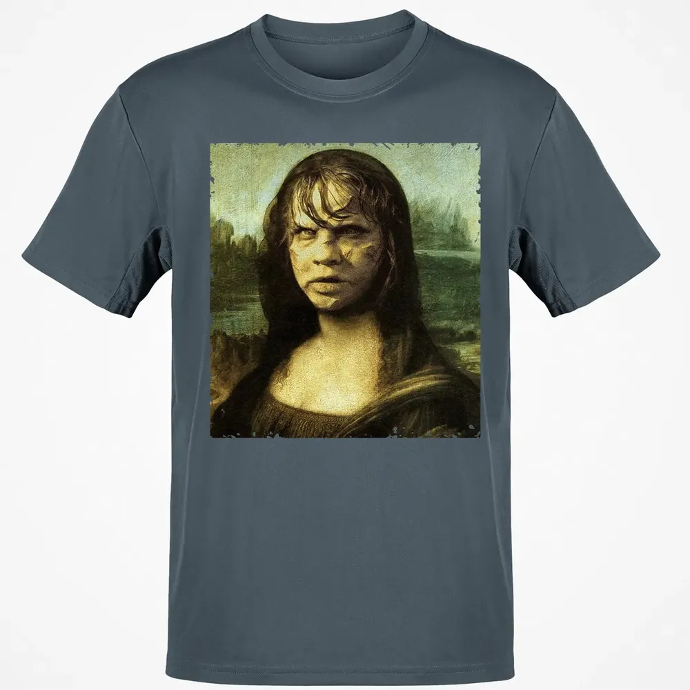 Devil Mona Lisa Classic Unisex T-Shirt - 4