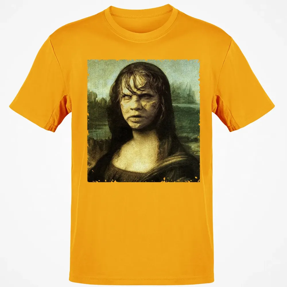 Devil Mona Lisa Classic Unisex T-Shirt - 5