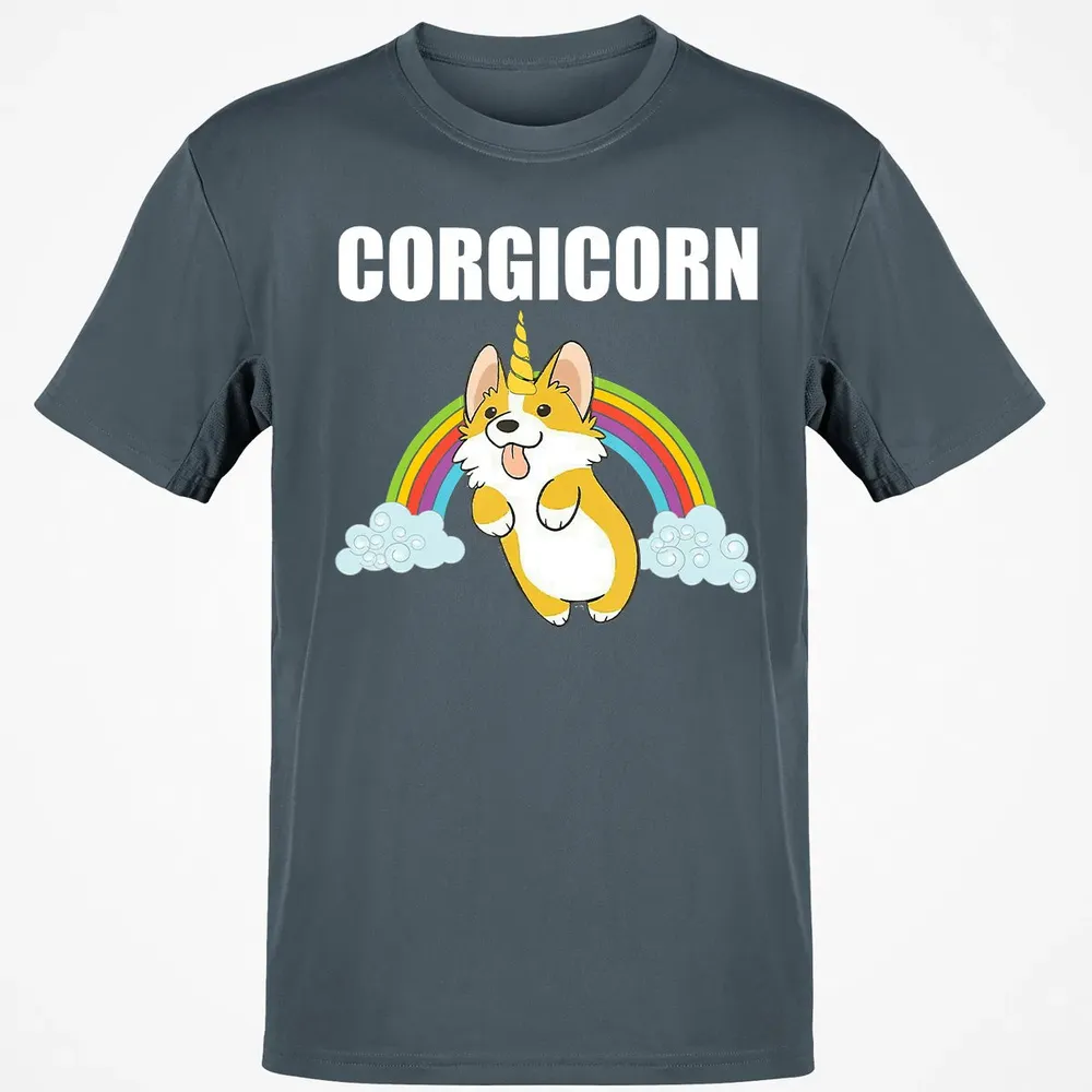 Cute Corgicorn   Funny Corgi Lover  Gift Classic Unisex T-Shirt - 4