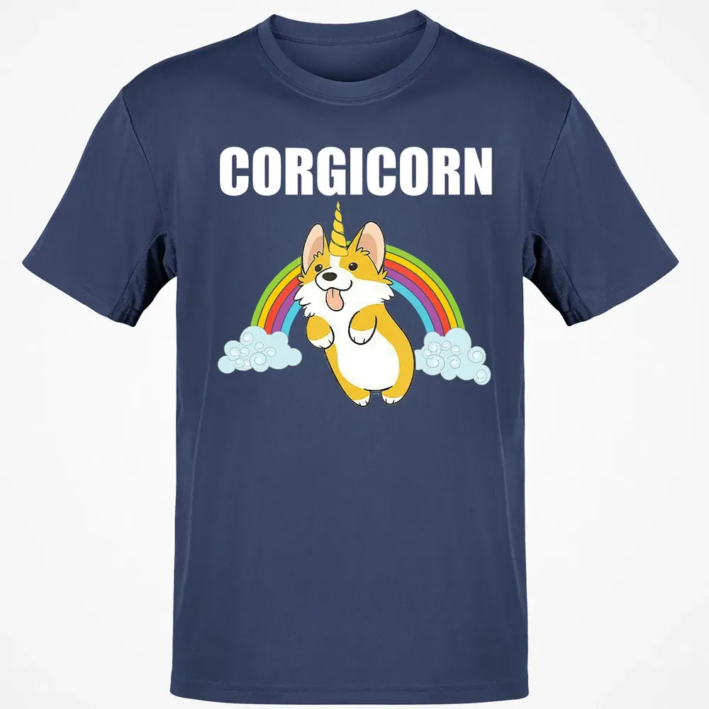 Cute Corgicorn   Funny Corgi Lover  Gift Classic Unisex T-Shirt - 8