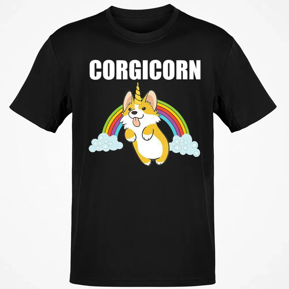 Cute Corgicorn   Funny Corgi Lover  Gift Classic Unisex T-Shirt - 2