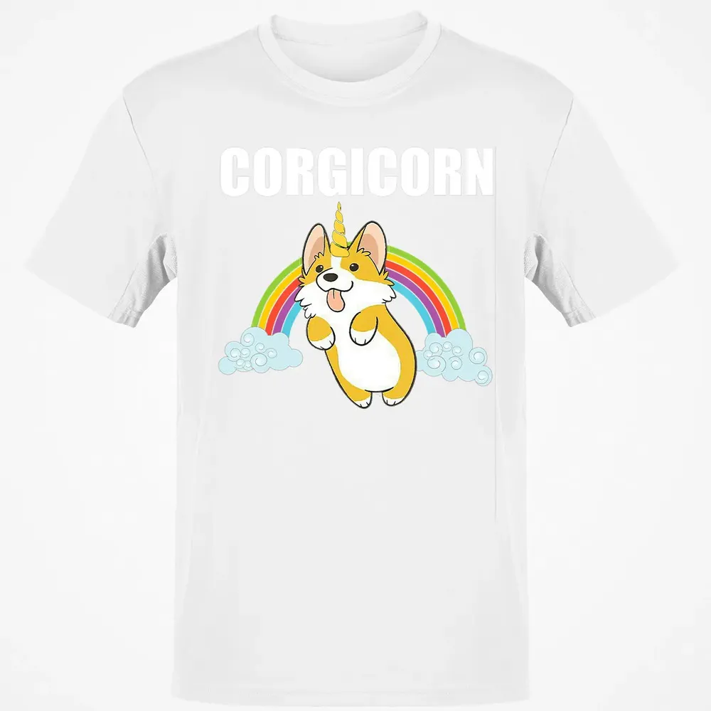 Cute Corgicorn   Funny Corgi Lover  Gift Classic Unisex T-Shirt - 13