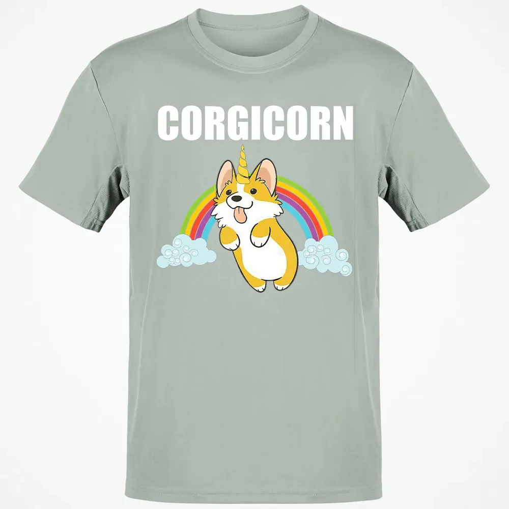 Cute Corgicorn   Funny Corgi Lover  Gift Classic Unisex T-Shirt - 3