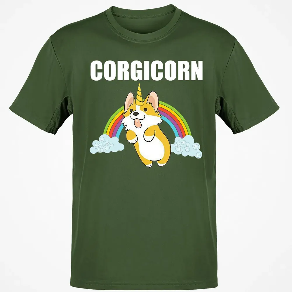 Cute Corgicorn   Funny Corgi Lover  Gift Classic Unisex T-Shirt - 7