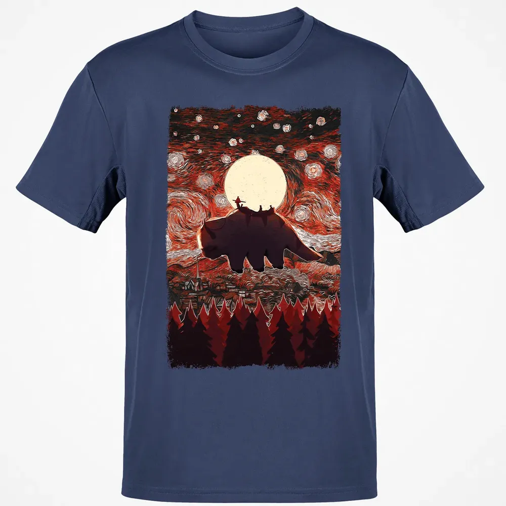 Flying Appa Starry Night Classic Unisex T-Shirt - 8
