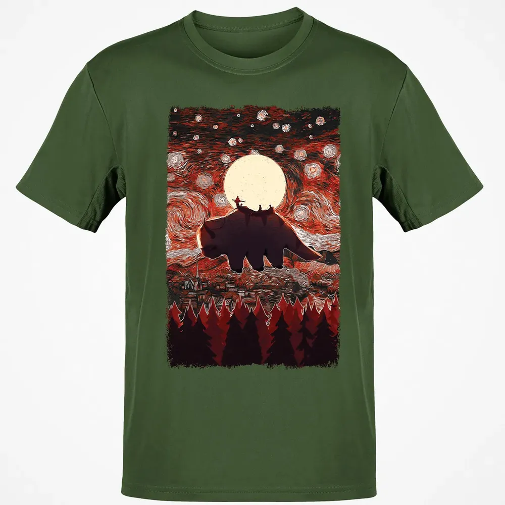 Flying Appa Starry Night Classic Unisex T-Shirt - 7