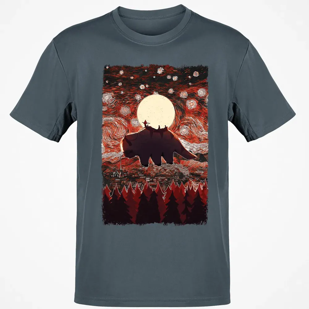 Flying Appa Starry Night Classic Unisex T-Shirt - 4