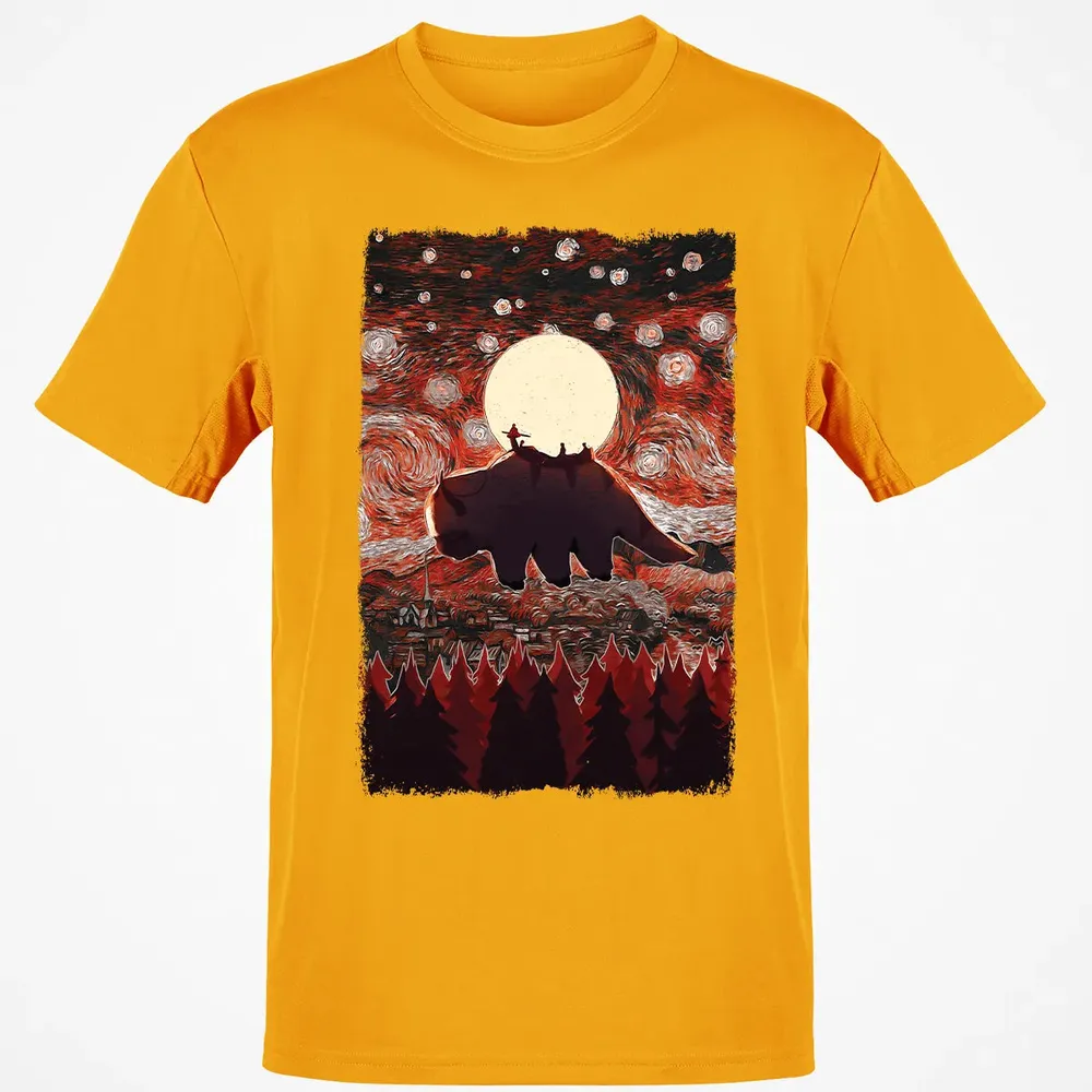 Flying Appa Starry Night Classic Unisex T-Shirt - 5