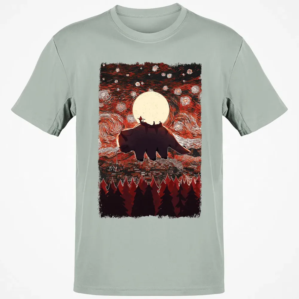 Flying Appa Starry Night Classic Unisex T-Shirt - 3