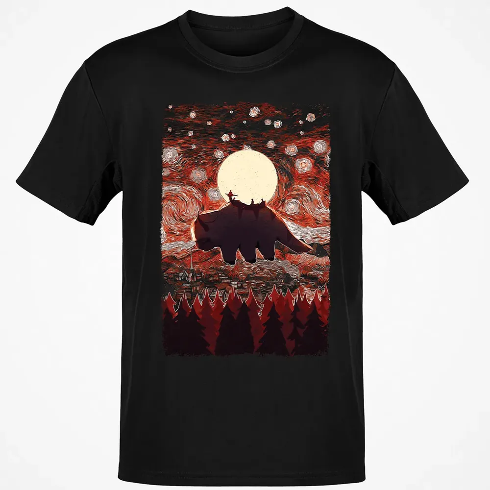 Flying Appa Starry Night Classic Unisex T-Shirt - 2