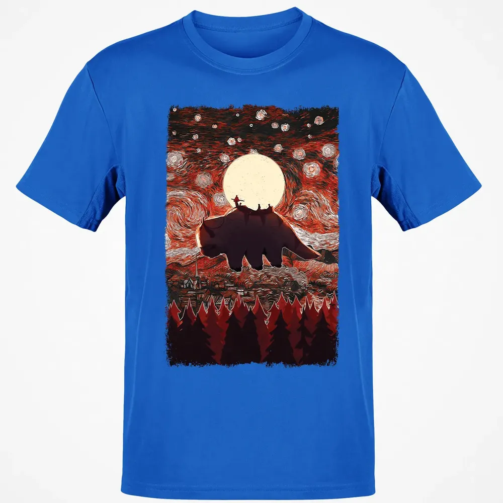Flying Appa Starry Night Classic Unisex T-Shirt - 12