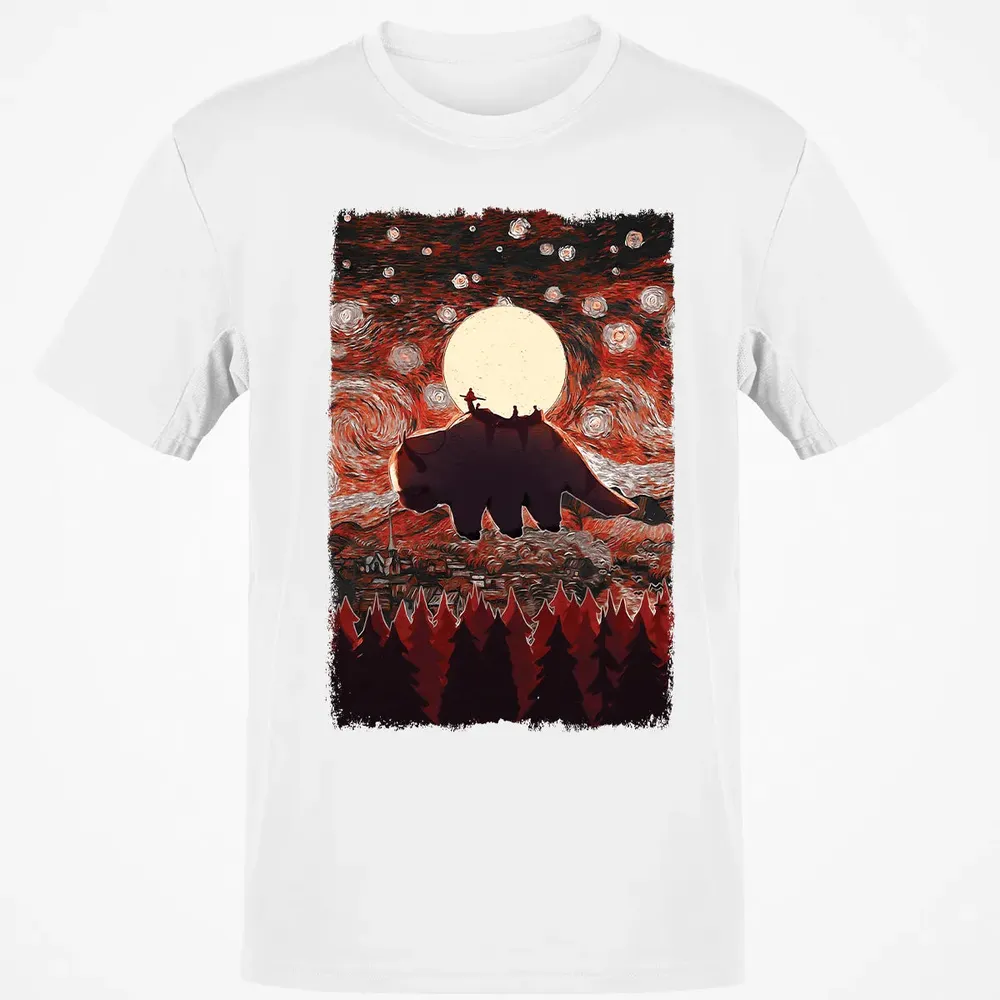 Flying Appa Starry Night Classic Unisex T-Shirt - 13