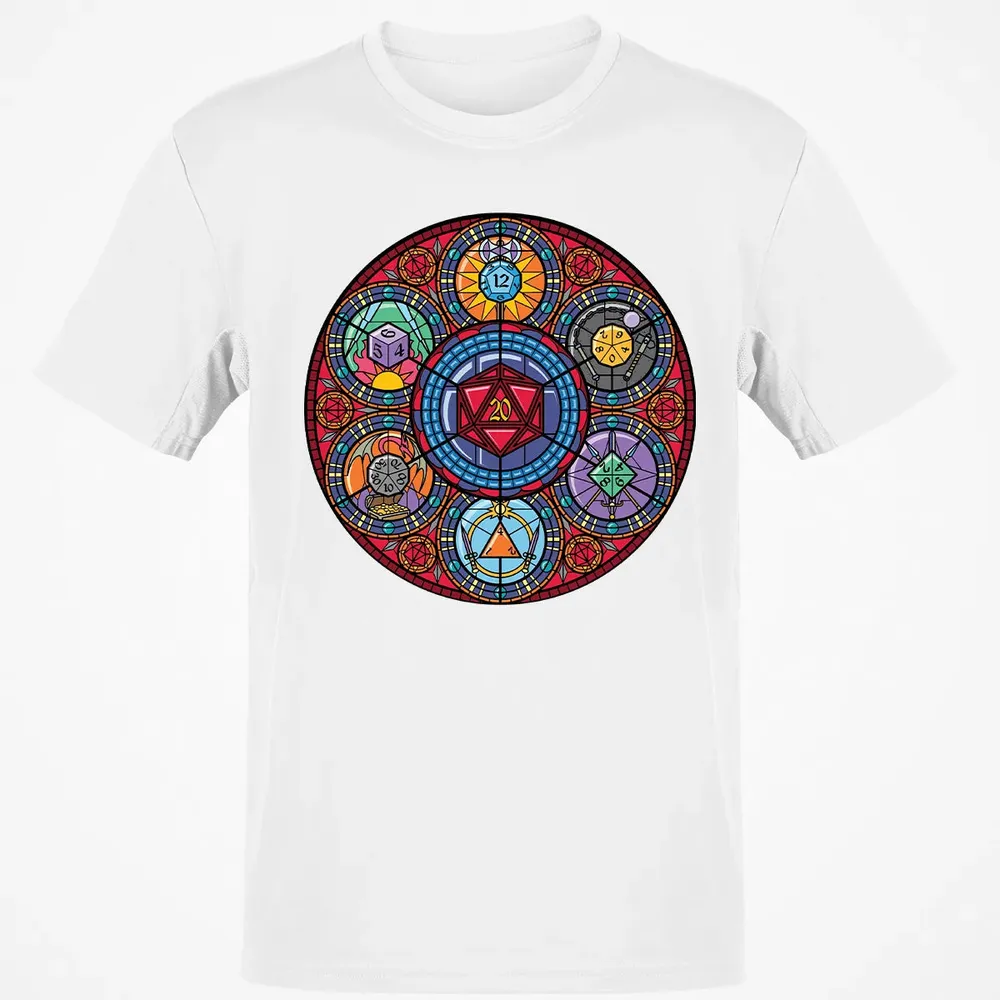 Dices Stained Glass Classic Unisex T-Shirt - 13