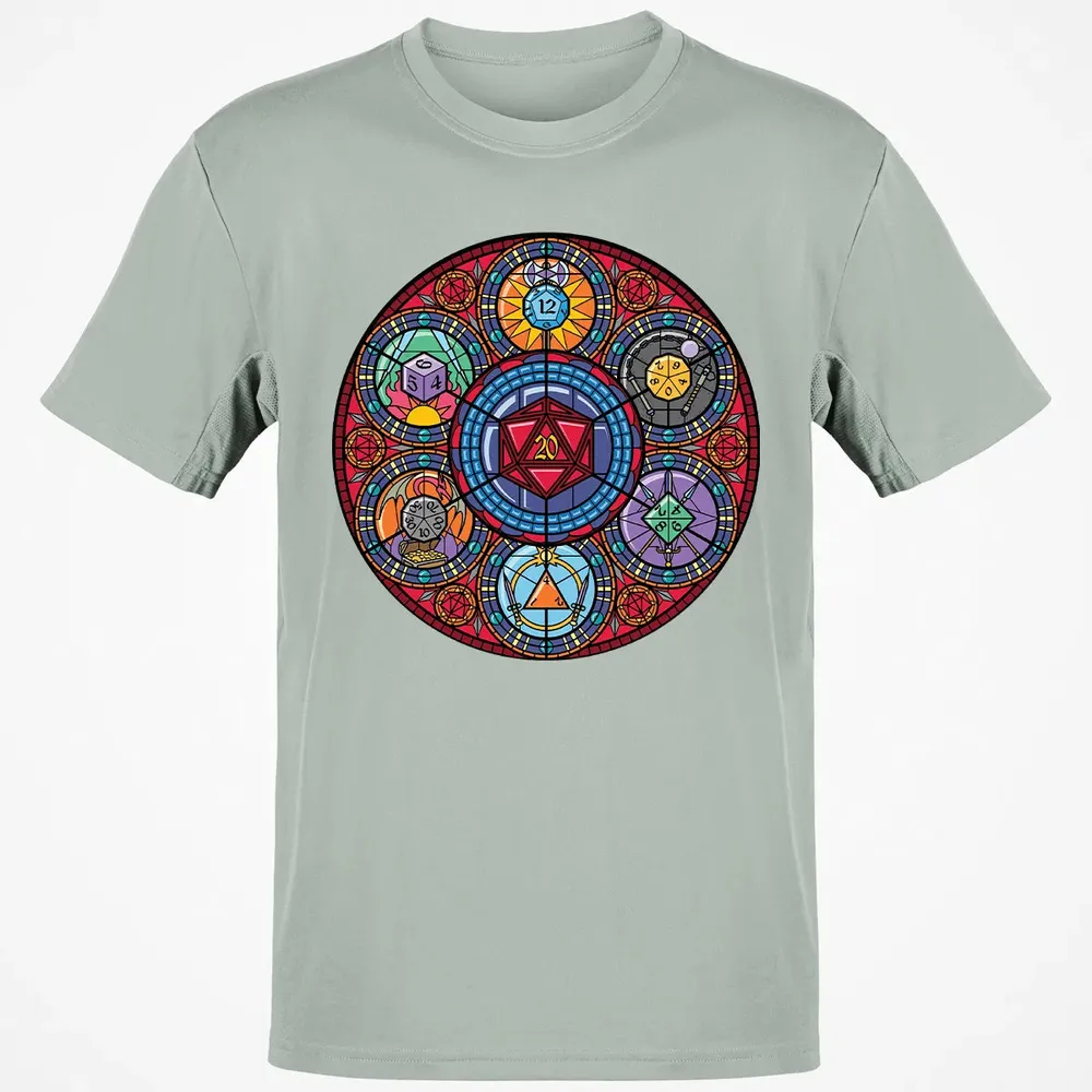 Dices Stained Glass Classic Unisex T-Shirt - 3