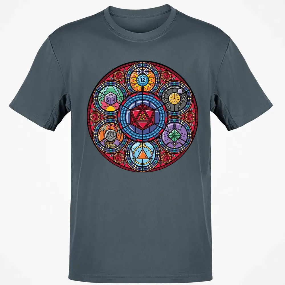 Dices Stained Glass Classic Unisex T-Shirt - 4