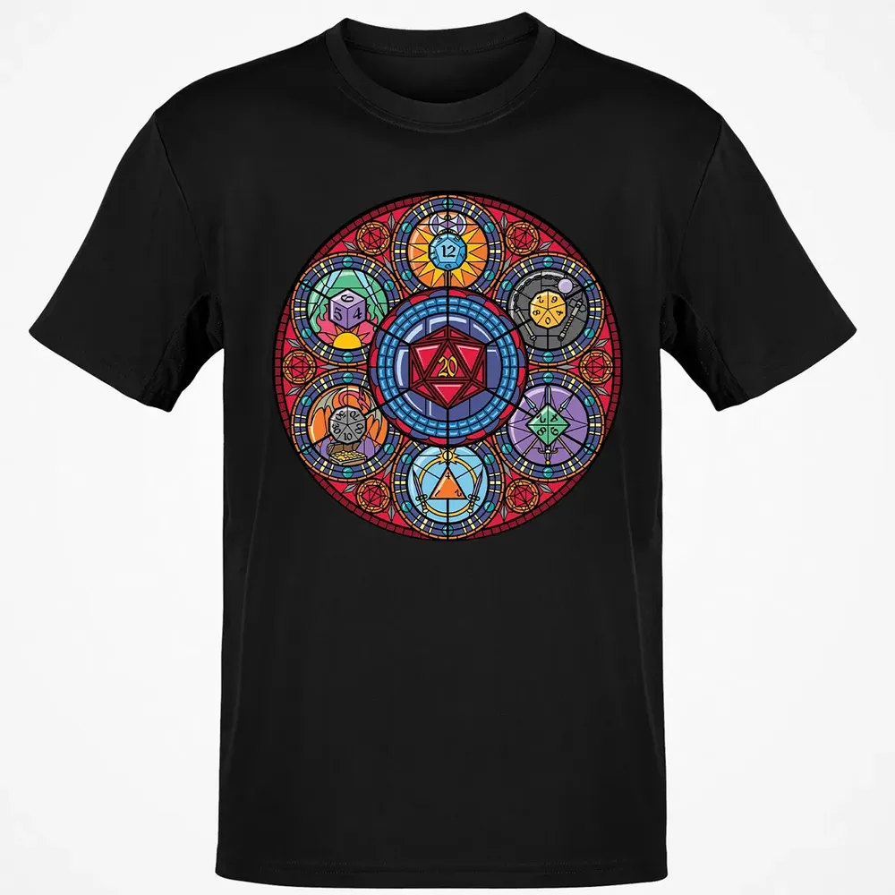 Dices Stained Glass Classic Unisex T-Shirt - 2