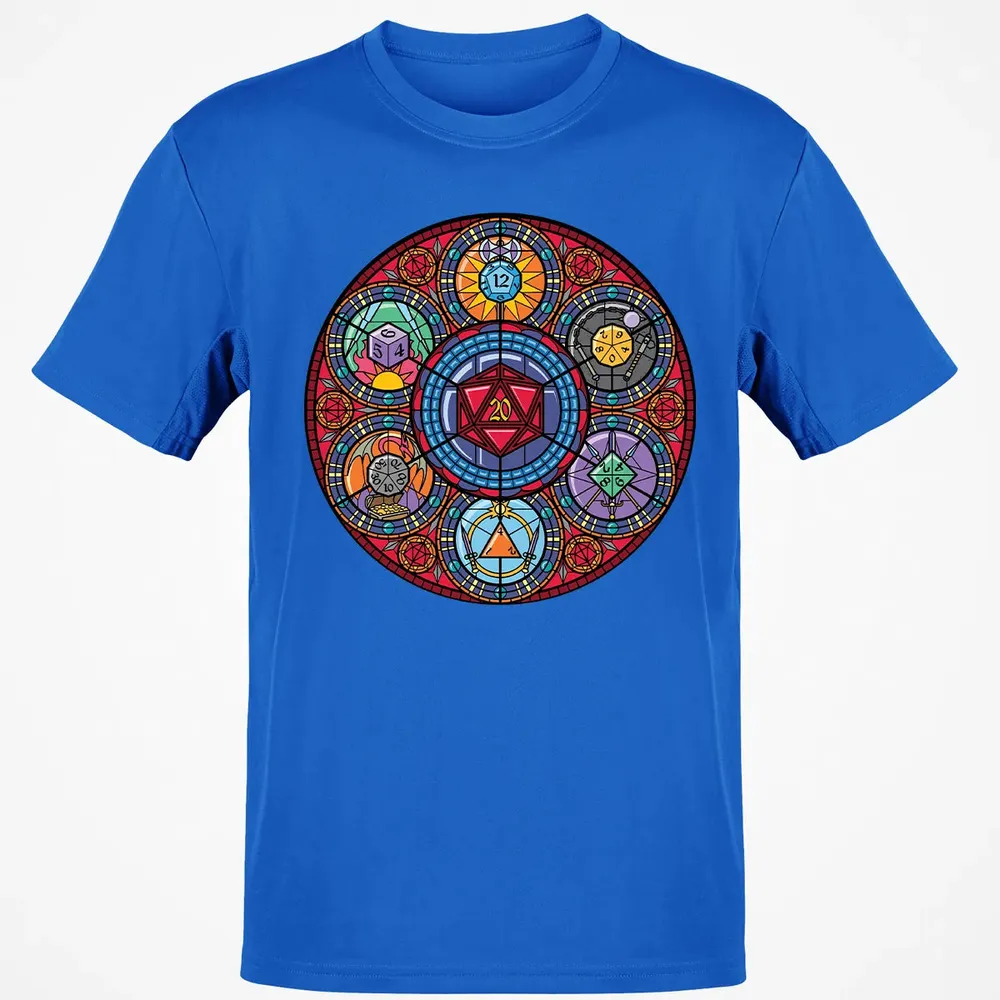 Dices Stained Glass Classic Unisex T-Shirt - 12