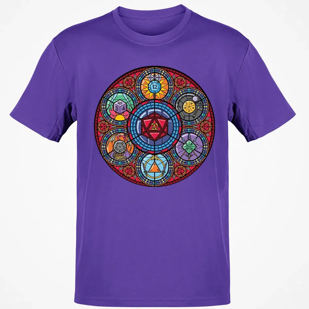 Dices Stained Glass Classic Unisex T-Shirt - 10