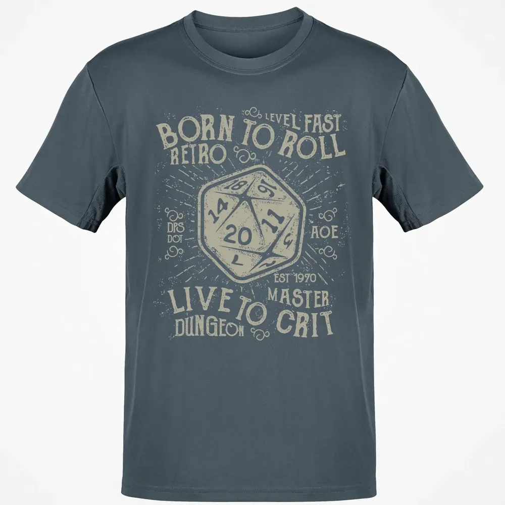 Born To Roll Live To Crit Classic Unisex T-Shirt - 4