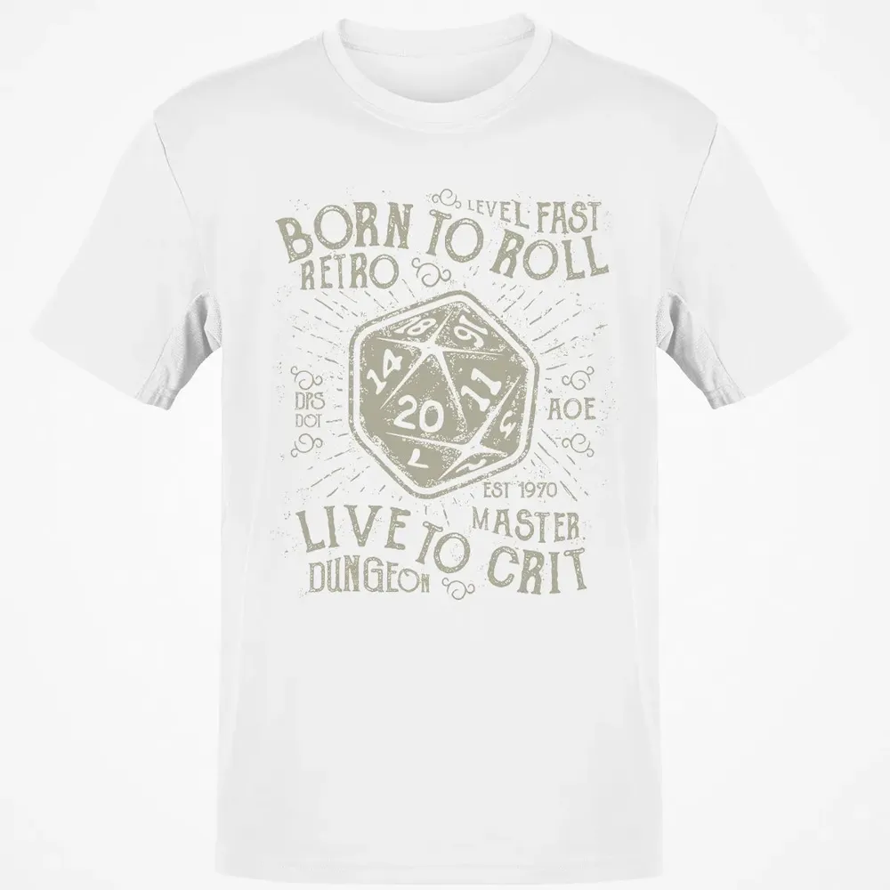 Born To Roll Live To Crit Classic Unisex T-Shirt - 13