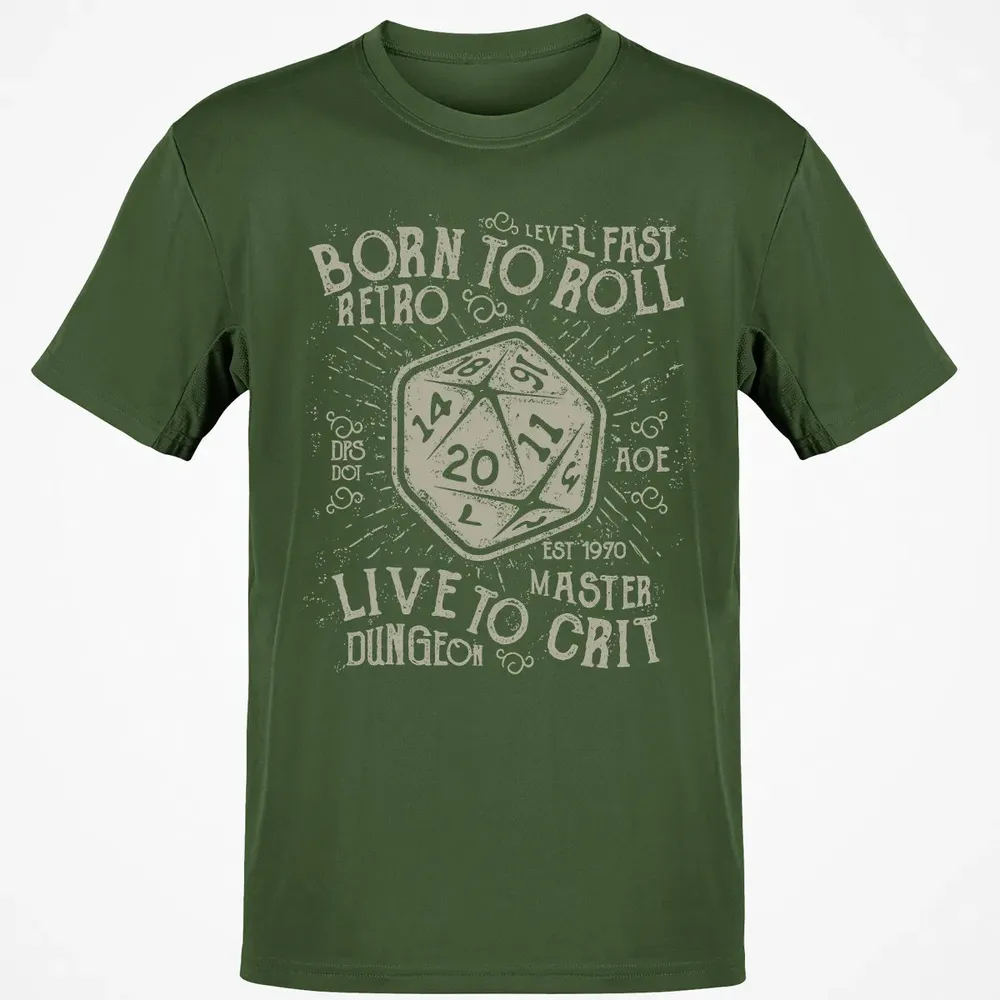 Born To Roll Live To Crit Classic Unisex T-Shirt - 7