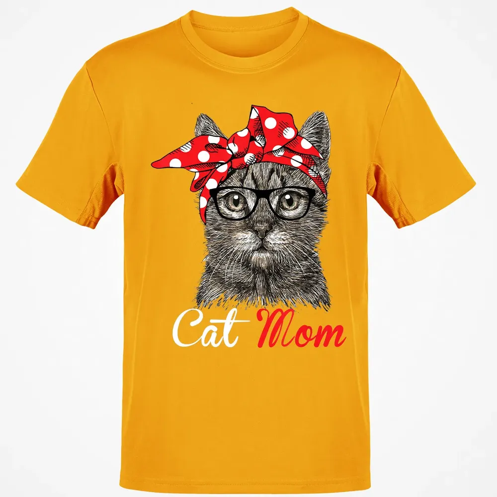 Funny Cat Mom  for Cat Lovers Mothers Day Gift Classic Unisex T-Shirt - 5