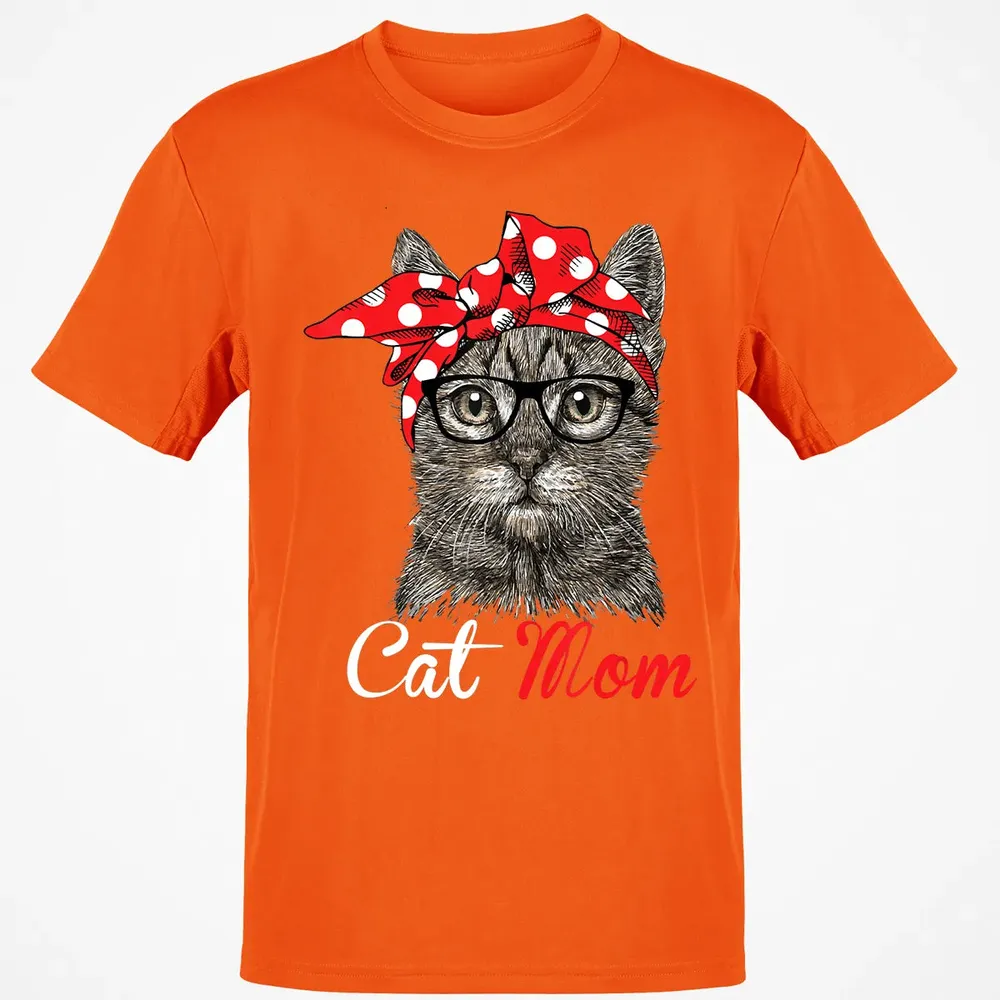 Funny Cat Mom  for Cat Lovers Mothers Day Gift Classic Unisex T-Shirt - 9