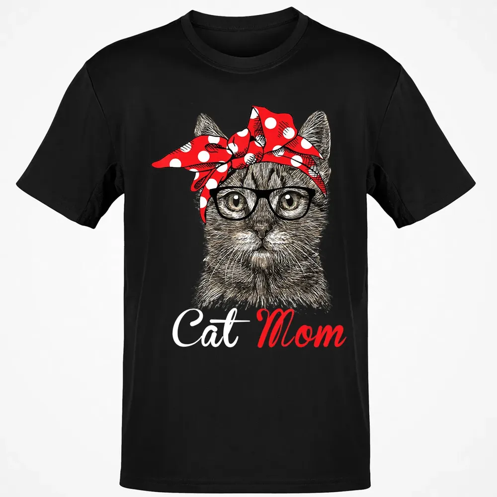 Funny Cat Mom  for Cat Lovers Mothers Day Gift Classic Unisex T-Shirt - 2
