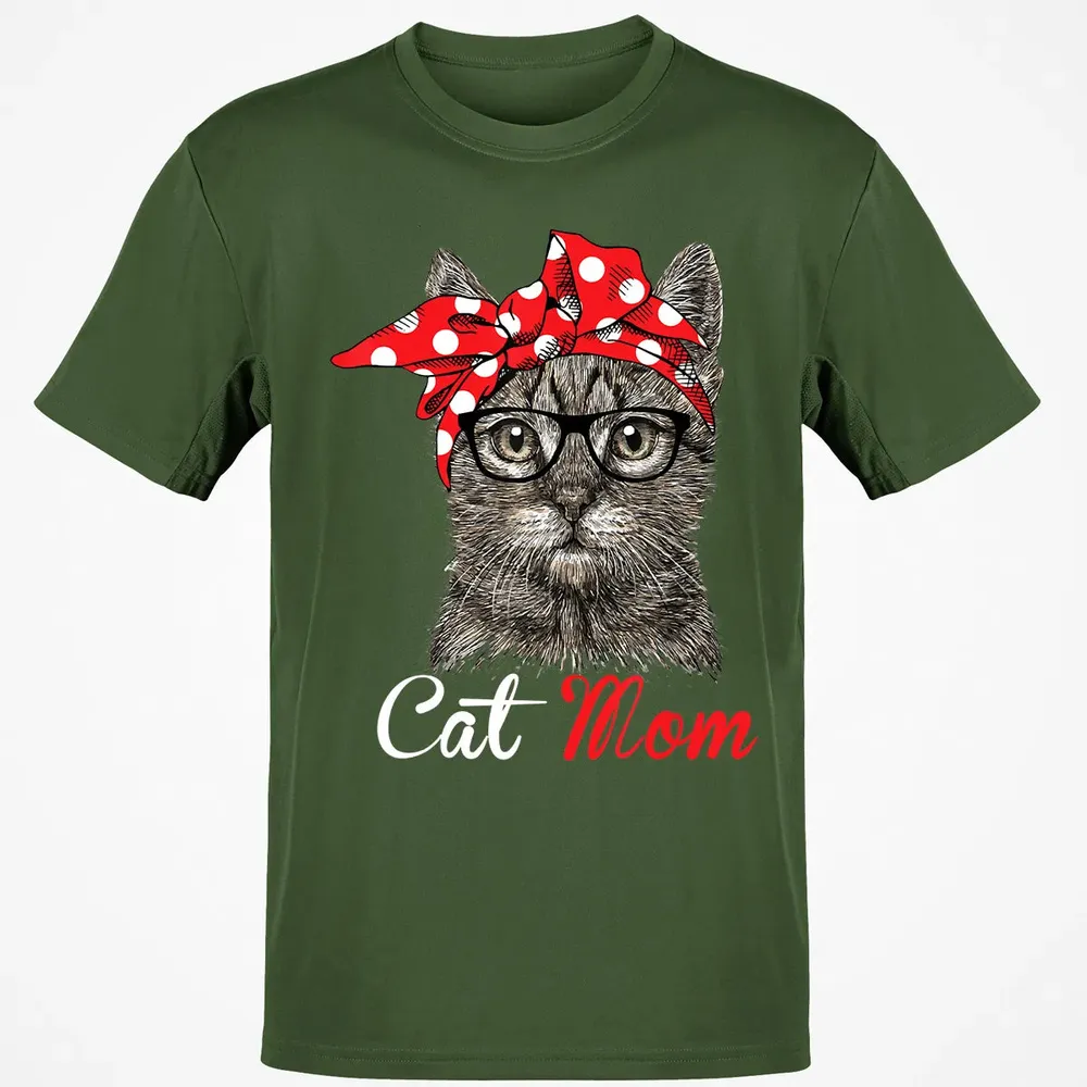 Funny Cat Mom  for Cat Lovers Mothers Day Gift Classic Unisex T-Shirt - 7