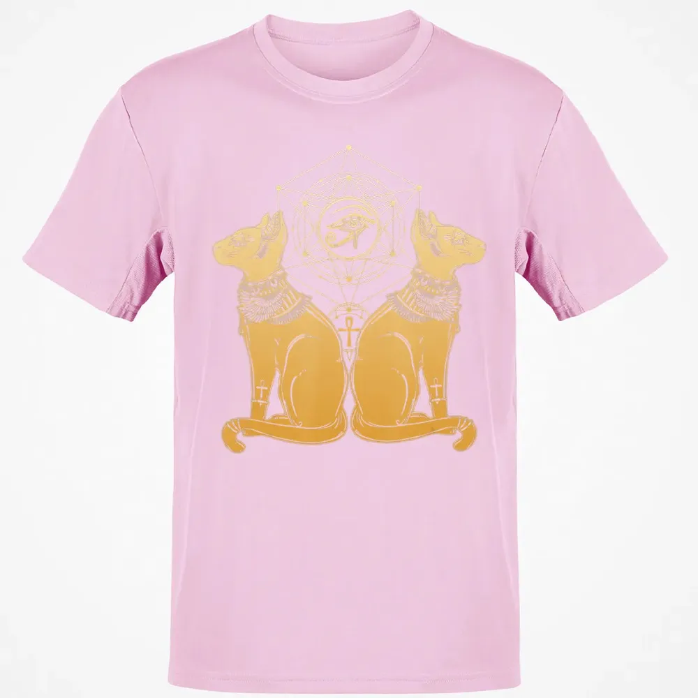 Egyptian Cat Goddess Bastet Sphinx Eye Of Ra Classic Unisex T-Shirt - 6