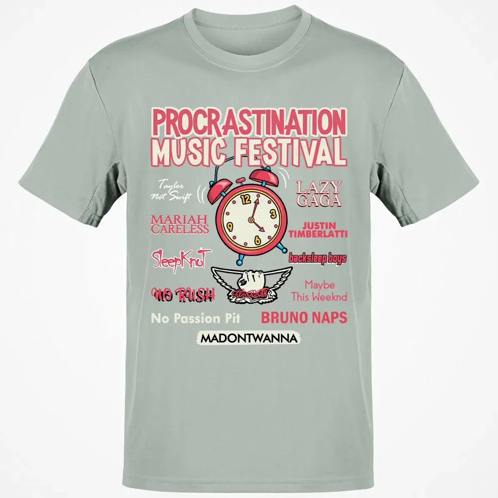 Procastination Music Festival Classic Unisex T-Shirt - 3