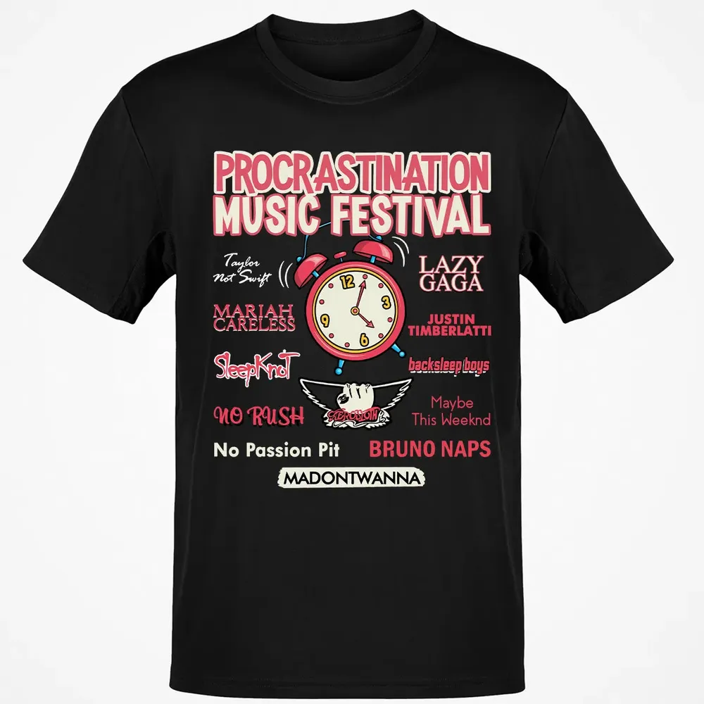 Procastination Music Festival Classic Unisex T-Shirt - 2