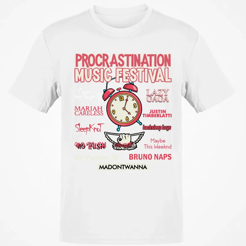 Procastination Music Festival Classic Unisex T-Shirt - 13