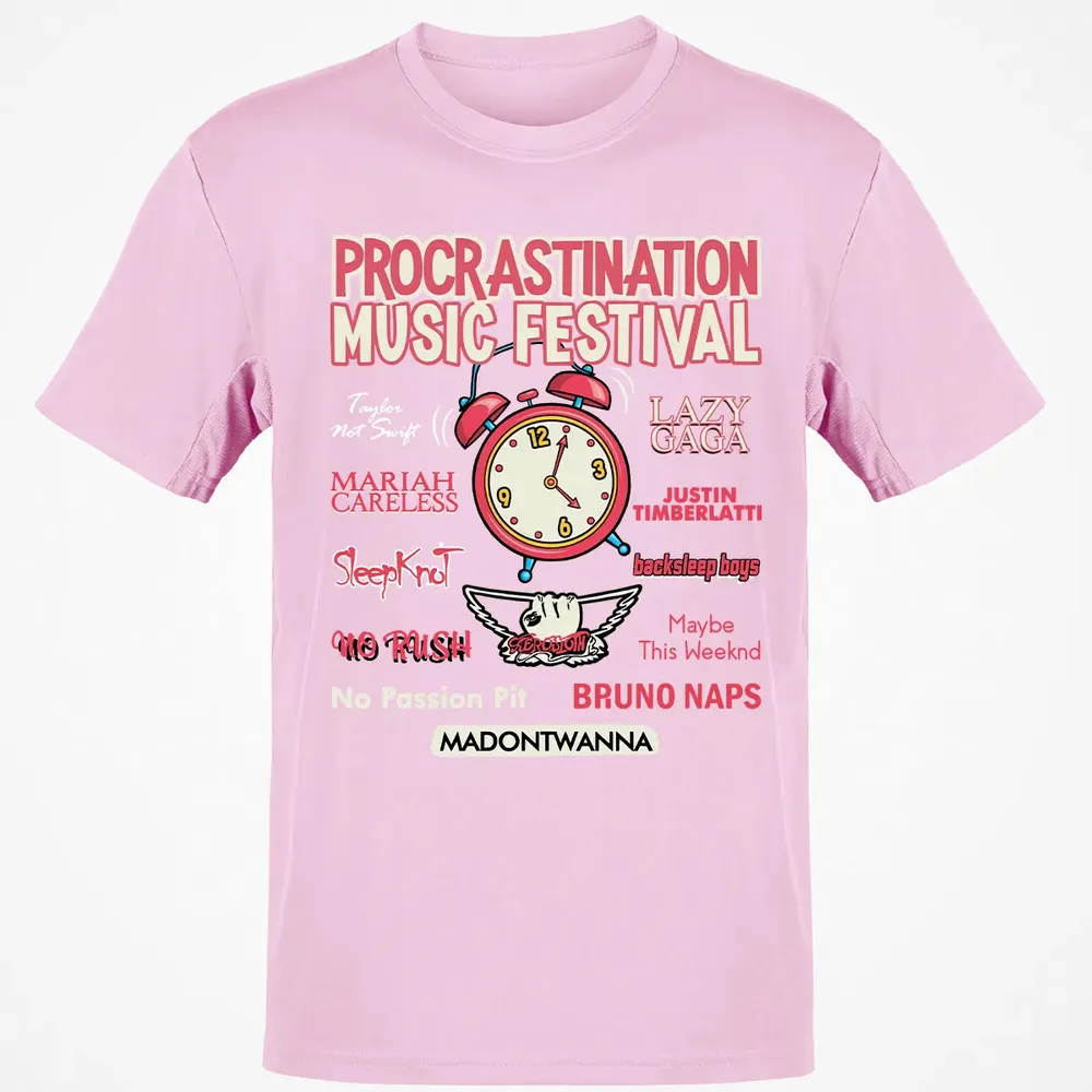 Procastination Music Festival Classic Unisex T-Shirt - 6