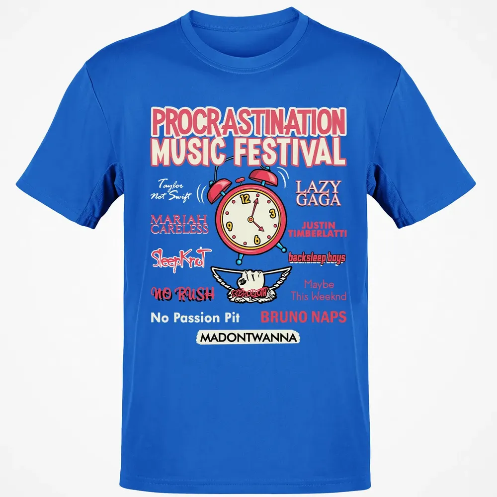 Procastination Music Festival Classic Unisex T-Shirt - 12