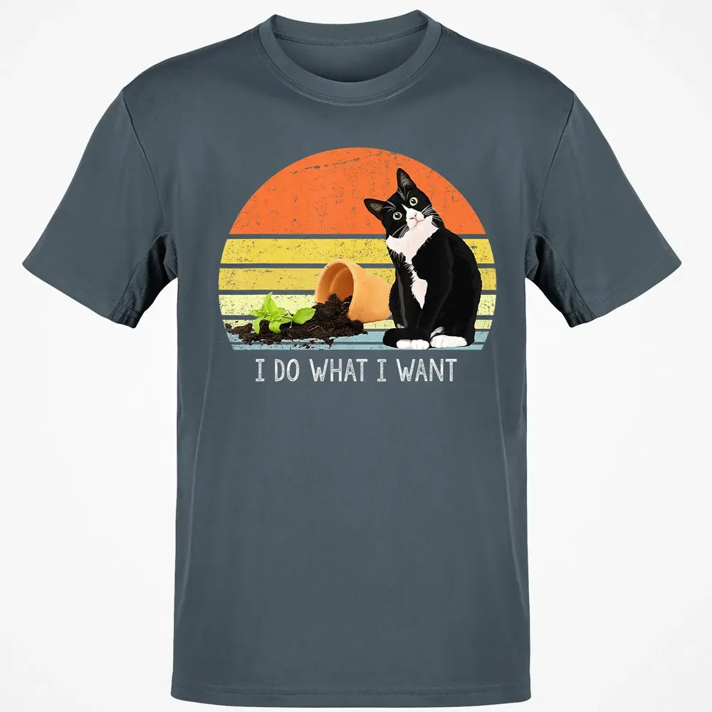 cat destroying plants funny cat plant lover Chonk Cat Classic Unisex T-Shirt - 4