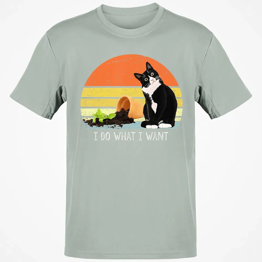cat destroying plants funny cat plant lover Chonk Cat Classic Unisex T-Shirt - 3