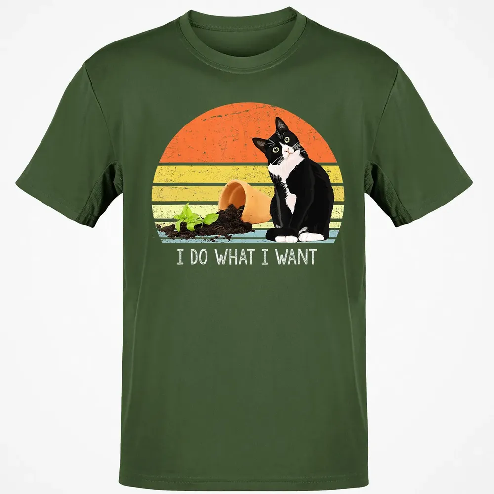 cat destroying plants funny cat plant lover Chonk Cat Classic Unisex T-Shirt - 7